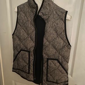 Jcrew Xs herringbone vest